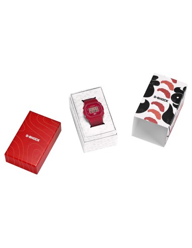 G-Shock  SUSHI MAGURO DW-5600SSH-4JR JDM Special Edition  48,9 × 42,8 × 13,4 mm hecho en Japón