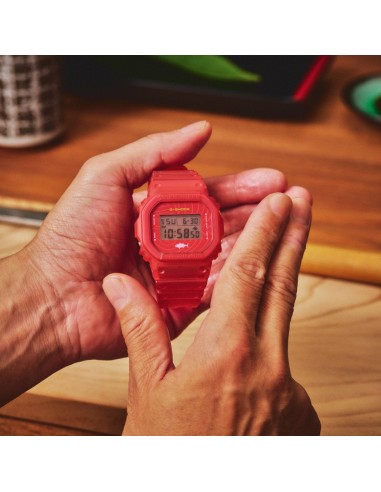 G-Shock  SUSHI MAGURO DW-5600SSH-4JR JDM Special Edition  48,9 × 42,8 × 13,4 mm hecho en Japón