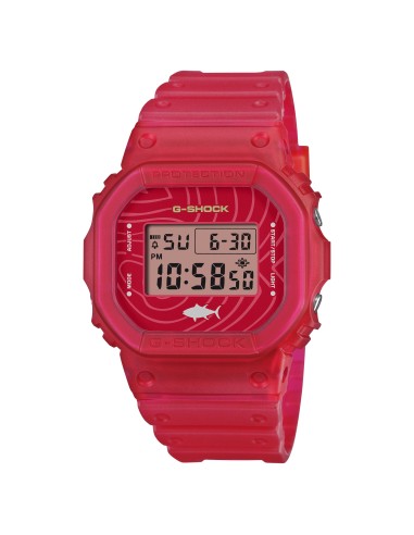 G-Shock  SUSHI MAGURO DW-5600SSH-4JR JDM Special Edition  48,9 × 42,8 × 13,4 mm hecho en Japón