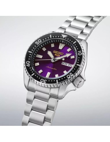 automático hombre Seiko 5 Sports SKX HDB003J Edo Murasaki Purple 145th Anniversary Limited