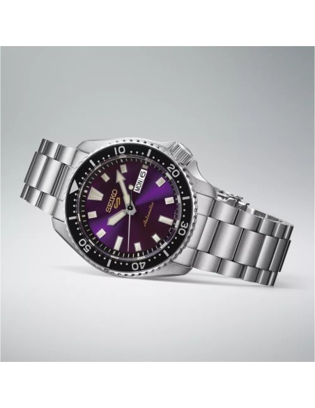 automático hombre Seiko 5 Sports SKX HDB003J Edo Murasaki Purple 145th Anniversary Limited