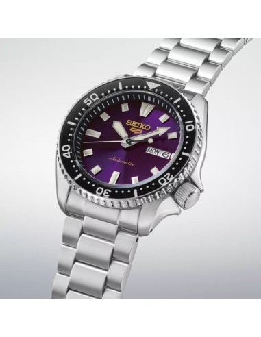 automático hombre Seiko 5 Sports SKX HDB003J Edo Murasaki Purple 145th Anniversary Limited