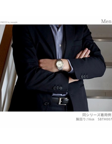 cuarzo hombre Seiko Selection S Series SBTH007 JDM 37.4mm 100m WR cristal de zafiro