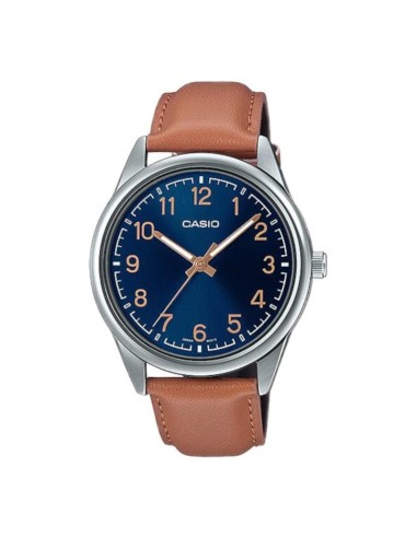 copy of Reloj analógico Casio MTP-V005L-1B4 correa de cuero color negro