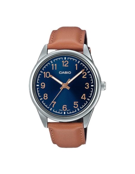 copy of Reloj analógico Casio MTP-V005L-1B4 correa de cuero color negro