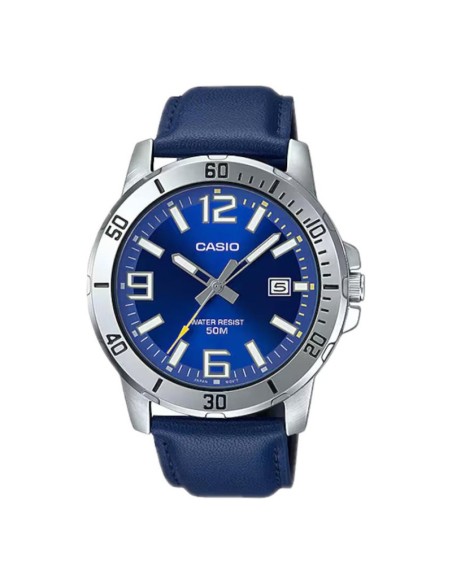 Reloj analogico caballero CASIO MTP-VD01L-2B correa de piel