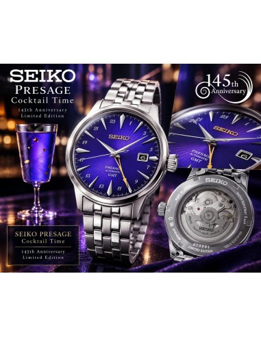 Seiko Presage Cocktail GMT HCB006J JDM Limited Edition 145th