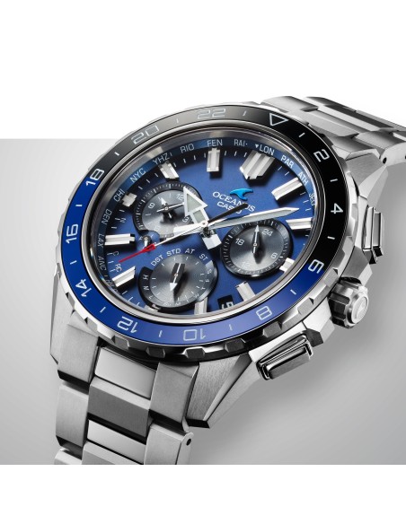 Casio Oceanus Cachalot OCW-P3000-2AJF JDM 42.9mm 100m WR cristal de zafiro 100m WR Zaratsu