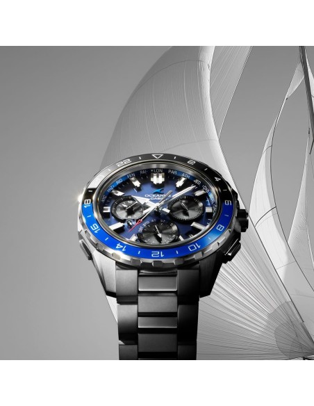 Casio Oceanus Cachalot OCW-P3000-2AJF JDM 42.9mm 100m WR cristal de zafiro 100m WR Zaratsu