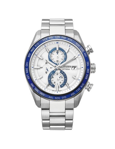 radiocontrol Titanio hombre Citizen Attesa AT8296-53A JDM 42mm 100m WR cristal de zafiro