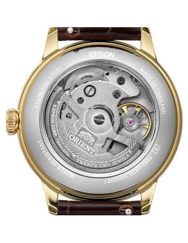 automático unisex Orient Bambino 36 Kinpaku (Gold Leaf  (金箔): RA-BB0101S 36.4mm