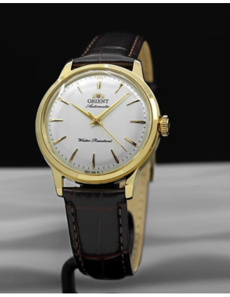 automático unisex Orient Bambino 36 Kinpaku (Gold Leaf  (金箔): RA-BB0101S 36.4mm