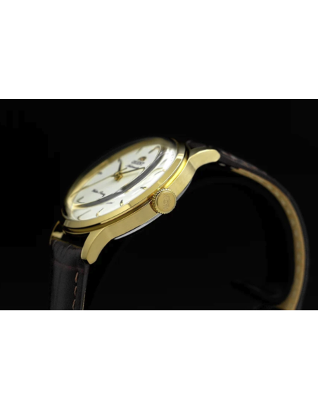 automático unisex Orient Bambino 36 Kinpaku (Gold Leaf  (金箔): RA-BB0101S 36.4mm