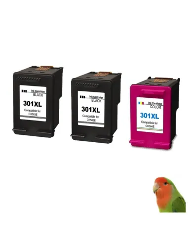 3 HP 301XL comp Officejet 2620 Deskjet 1000 1010 1050 1510 2050 3000 3050 A