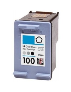 Cartucho Genérico HP 100 Gris C9368AE 21ML.
