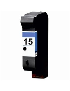 Hp 15 NEGRO  cartucho de tinta  compatible negro 30 ml C6615