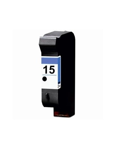 Hp 15 NEGRO  cartucho de tinta  compatible negro 30 ml C6615