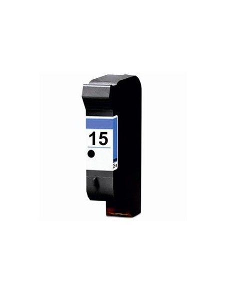 Hp 15 NEGRO  cartucho de tinta  compatible negro 30 ml C6615