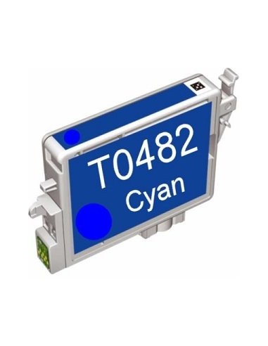 EPSON T0482 CIÁN Cartucho tinta para impresora CIAN epson r200-r300-rx500-rx600 compatible T0482