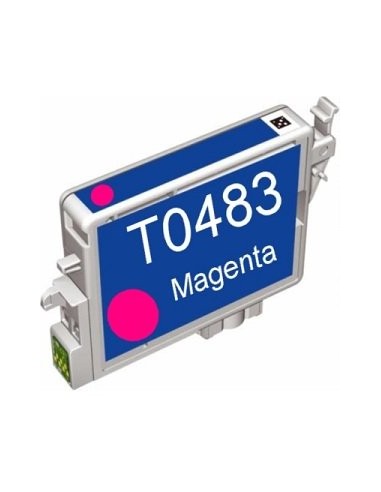 EPSON T0483 MAGENTA Cartucho tinta para impresora MAGENTA epson r200-r300-rx500-rx600 compatible t0483