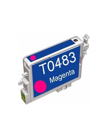 EPSON T0483 MAGENTA Cartucho tinta para impresora MAGENTA epson r200-r300-rx500-rx600 compatible t0483