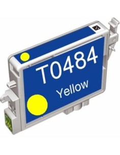 EPSON T0484 AMARILLO Cartucho tinta para impresora AMARILLO  epson r200-r300-rx500-rx600 compatible t0484
