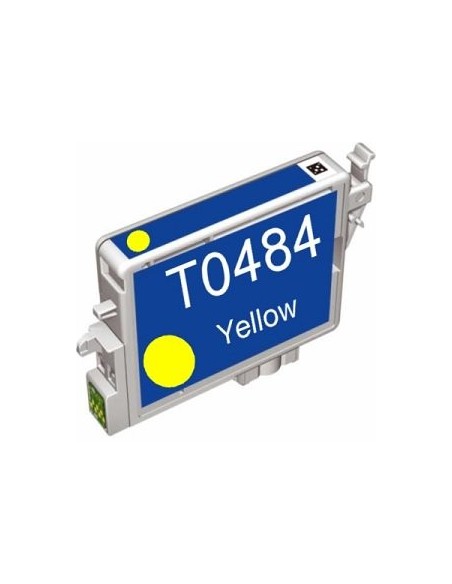EPSON T0484 AMARILLO Cartucho tinta para impresora AMARILLO  epson r200-r300-rx500-rx600 compatible t0484
