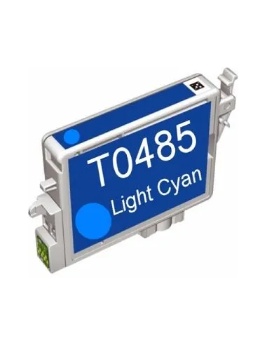 EPSON T0485 CIAN CLARO Cartucho tinta para impresora CIAN CLARO epson r200-r300-rx500-rx600 compatible t0485
