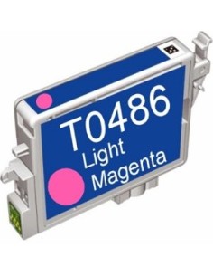 EPSON T0486 MAGENTA CLARO Cartucho tinta para impresora MAGENTA CLARO epson r200-r300-rx500-rx600 compatible t0486