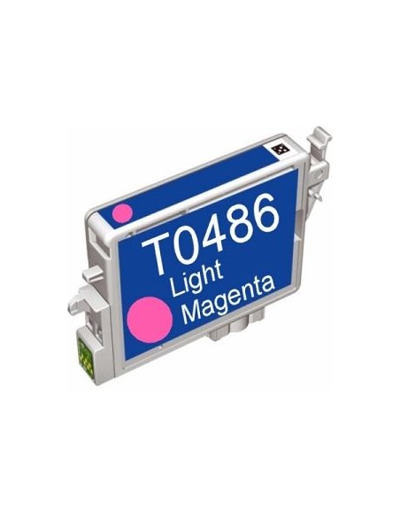 EPSON T0486 MAGENTA CLARO Cartucho tinta para impresora MAGENTA CLARO epson r200-r300-rx500-rx600 compatible t0486