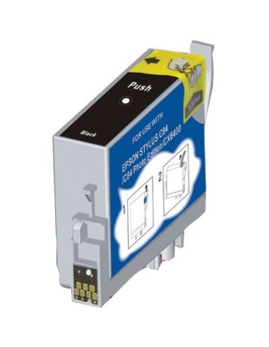 EPSON T0431 NEGRO CARTUCHO TINTA PARA IMPRESORA COMPATIBLE NEGRO PARA EPSON STYLUS C84/86 CX6400/6600 29ml T0431