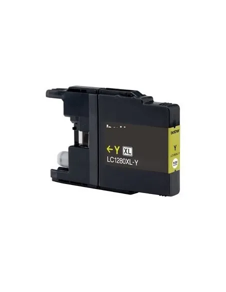 LC1240Y/LC1280Y BROTHER AMARILLO Cartucho Compatible AMARILLO BROTHER LC1280/1220/1240XL-Y 19ML. MFC-J6510DW/J6710DW/J6910DW